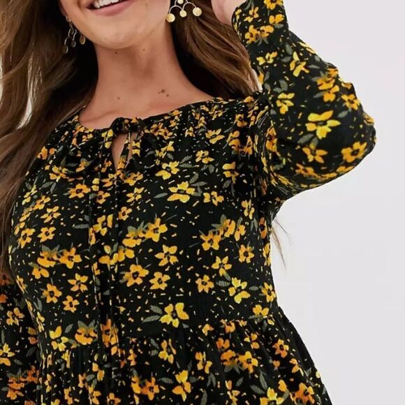 Free People Tiers Of Joy Midi Dress - Picture 3 of 7